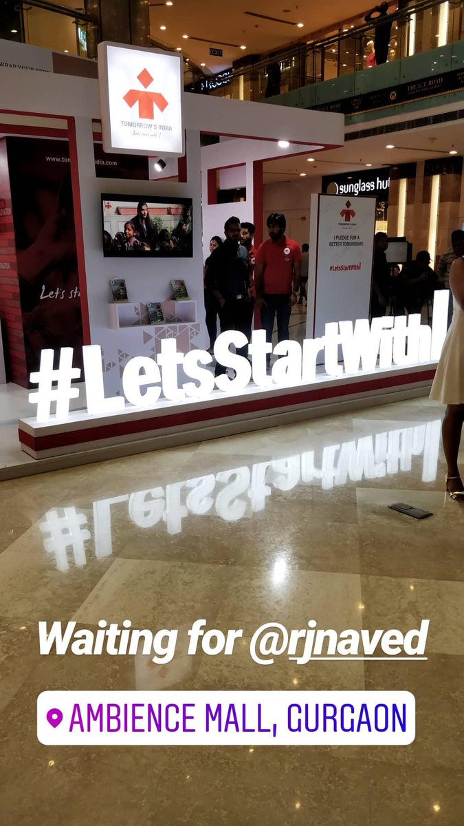 Tomorrows_India's tweet photo. #Concluding #LetsStartWithI at @AmbiMallGurgaon https://t.co/fteLviy4Ak