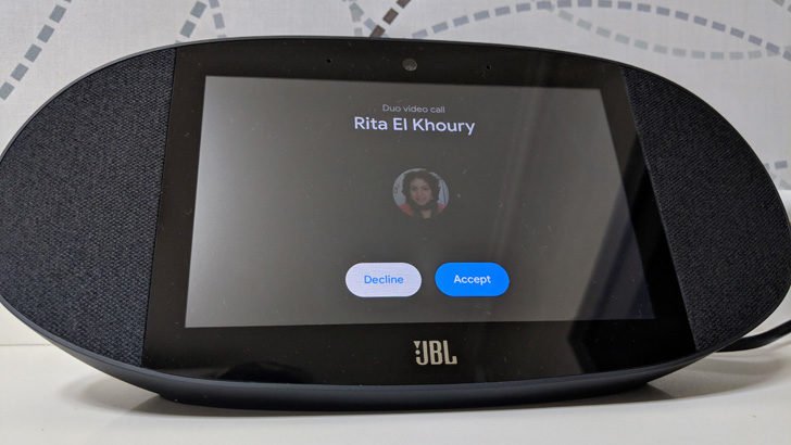 gameboop's tweet image. Tip: You can video call your #Smart_Display at home from your phone (with both on the same Duo account)