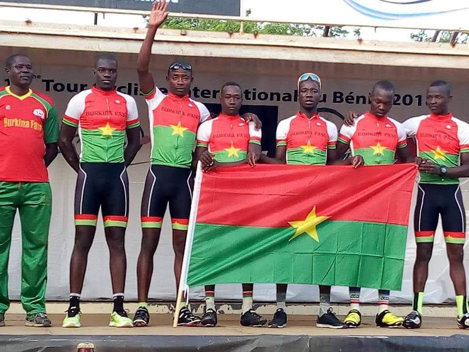 fbcburkina's tweet photo. Les Étalons cyclistes Nikiema A Aziz (C), Sorgho Mathias, Yarbanga Salifou, Bikienga Salif, Bamogo Seydou et Koné Souleymane défendront les couleurs du Burkina  à la 25e Édition du  tour de Côte d'Ivoire du 9 au 15 septembre 2018.  Bonne chance à nos vaillants Étalons! https://t.co/u8rJ1ZU7eJ