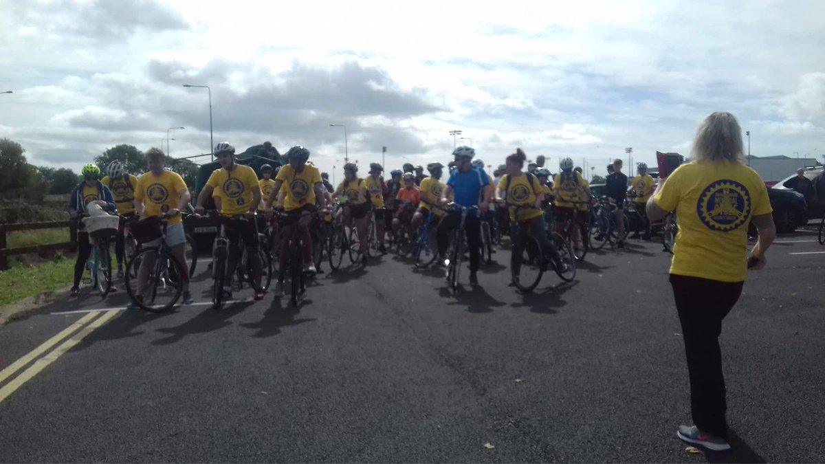 WaterfordPocket's tweet photo. What a fantastic turnout for the Donal O Connor Memorial Cycle on the #Waterford Greenway!  #SuicideAwareness #SuicidePrevention #SuicidePreventionMonth Well done everyone! https://t.co/ttk6Rr5C6c