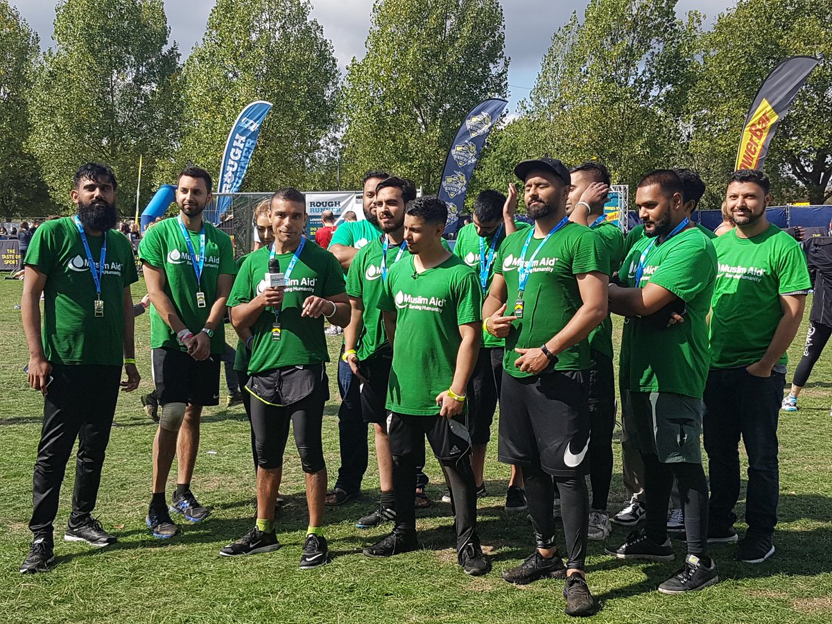 Muslim_Aid's tweet image. And it's a wrap!
The Muslim Aid Team have done us proud and put a proper shift in today!
#Roughrunner