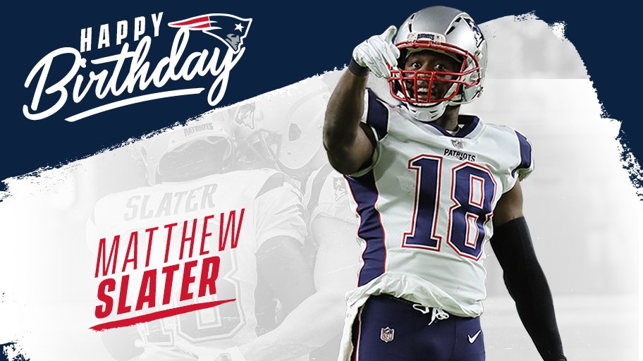 Happy birthday to our guy, Matthew Slater! 