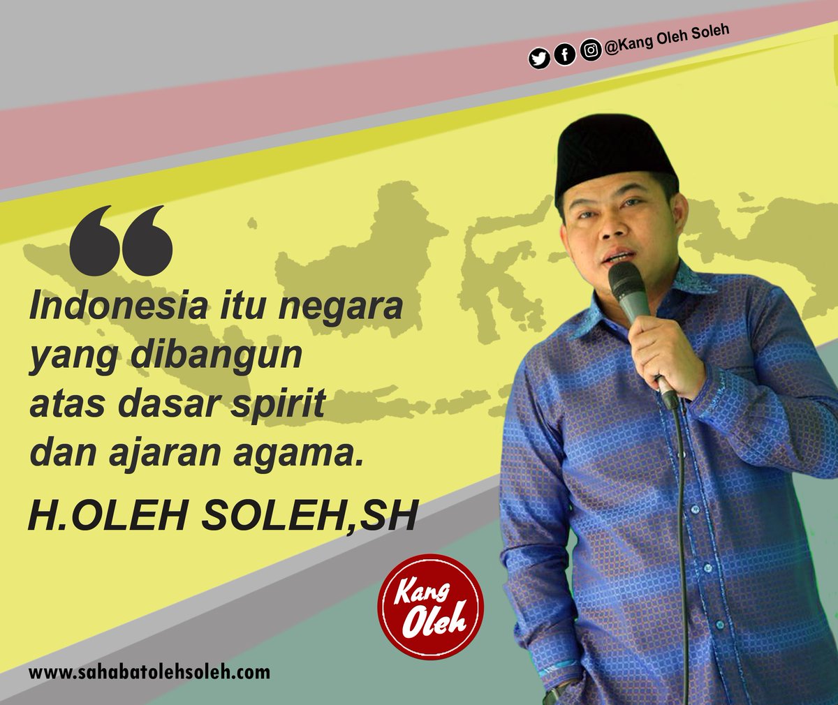 sahabat_oleh's tweet photo. Indonesia itu negara yang dibangun atas dasar spirit dan ajaran agama.
#KarikaturSOS #MemeSOS #MediaCenterSOS #SahabatOlehSoleh #OlehSoleh #TasikNanjung #ForDPRDProvinsiJabar2019 #JabarJuara #LahirBatin
@z_soleh @dpwpkbjabar @DPP_PKB @KangSyaifulHuda https://t.co/Devo1YBzzP