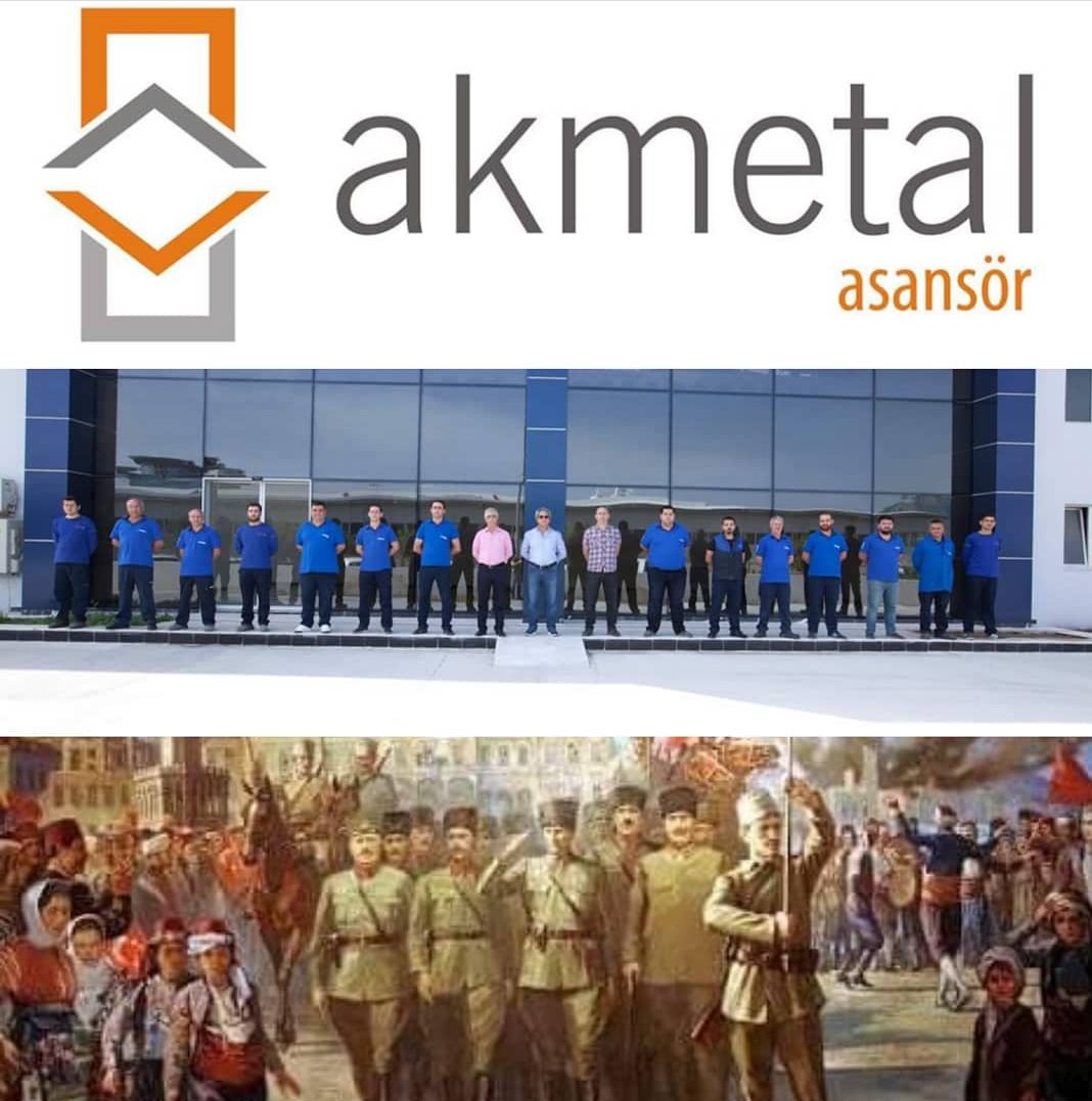 #9Eylül İzmir'in Kurtuluşunun  96. Yıldönümünde Cumhuriyetimizin kurucusu Mustafa Kemal Atatürk’ü ve silah arkadaşlarını saygı, özlem ve minnetle anıyoruz.

Akmetal Asansör