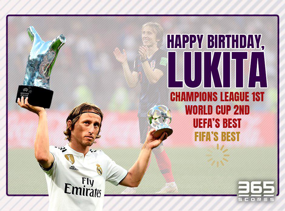  & maestro turns 33 today! Happy Birthday Luka    