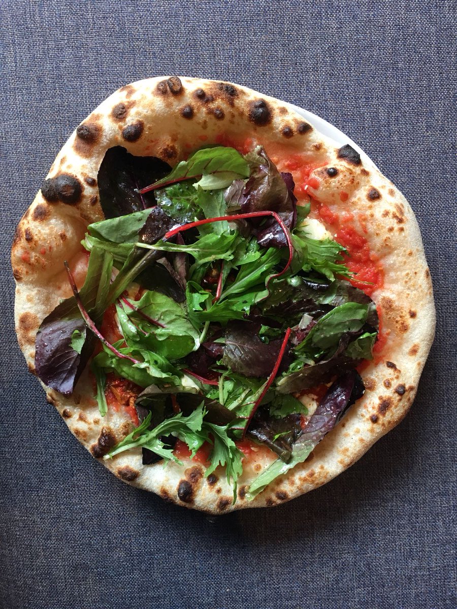 No. 3 Goats cheese, smoked tomatoes and salad 
#newmenu #eastpizzas #scottishsourdoughpizza #bestpizzaintown