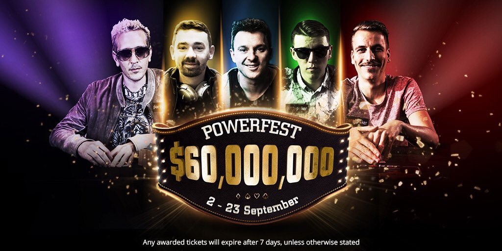 MYPPLIVENordics's tweet photo. Second Sunday of the massive $60 million guaranteed #POWERFEST! We have six tournaments starting every other hour.

A few of the highlights 👇

16:00 $215 NLHE $300K GTD
18:00 $33 NLHE $100K GTD
18:00 $109 NLHE $250K GTD
20:00 $215 NLHE PKO $500K GTD

No family dinner tonight! https://t.co/P2tEuVxfKI