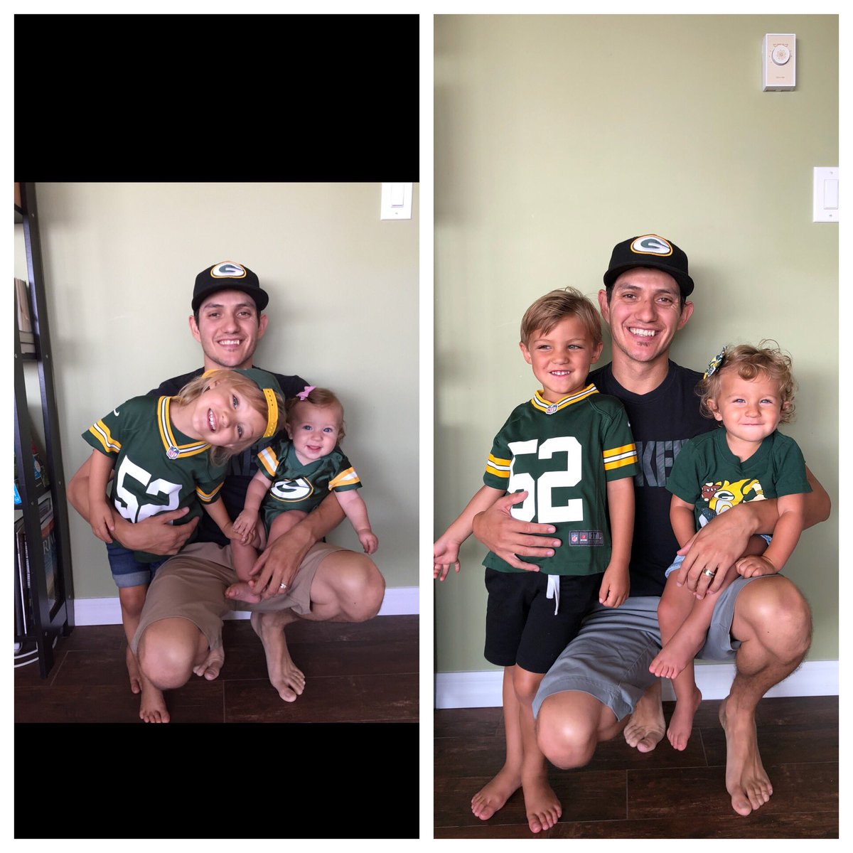 oscserna's tweet image. What a difference a year makes. We are ready to cheer on our @packers from So-Cal! #FootballIsBack #GoPackGo #CHIvsGB