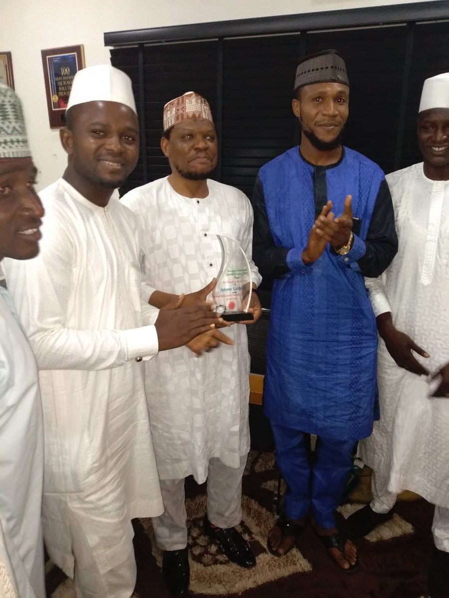 AdamuGarbaTeam's tweet photo. I want to thank the Youth Leaders of #NasarawaState Youths Optimistic Forum on the Award of Excellence Presented to me as the Most Outstanding & Influential Youthful Leader in Nigeria. #ForwardForProgress https://t.co/DOlTOpFfrW