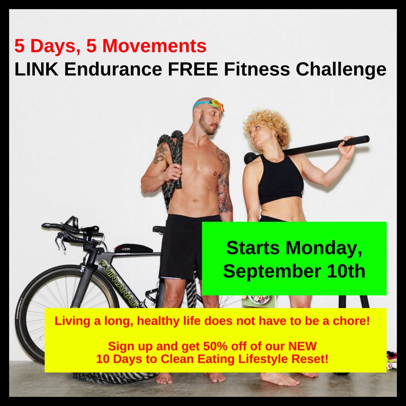 Blydawg's tweet image. Want to workout, eat better, or just want to talk? Check out my friends @alixcbarth and Mo at @LinkEndurance &amp;amp; this promo they have this week #mogarocks 
FREE challenge starting 9/10/18! 50% off of their NEW 10 Days to Clean Eating Lifestyle Reset!
bit.ly/2oUhsc2