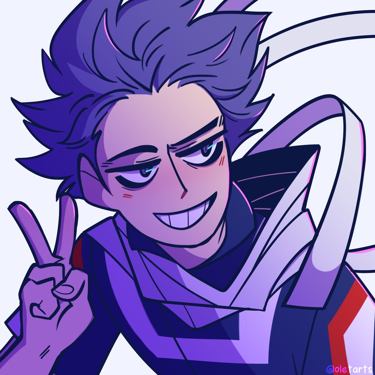 tried to draw shinsou with an aizawa type smile but it turned soft jkjskdgf #bnha #hitoshishinsou