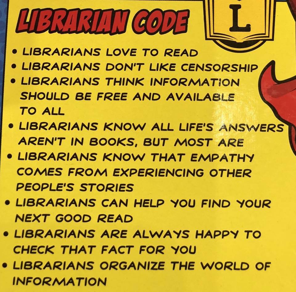 _mtom1's tweet photo. On the box of a @nancy_pearl action figure.  #librarianCode to support https://t.co/Bq2gvzJYPd