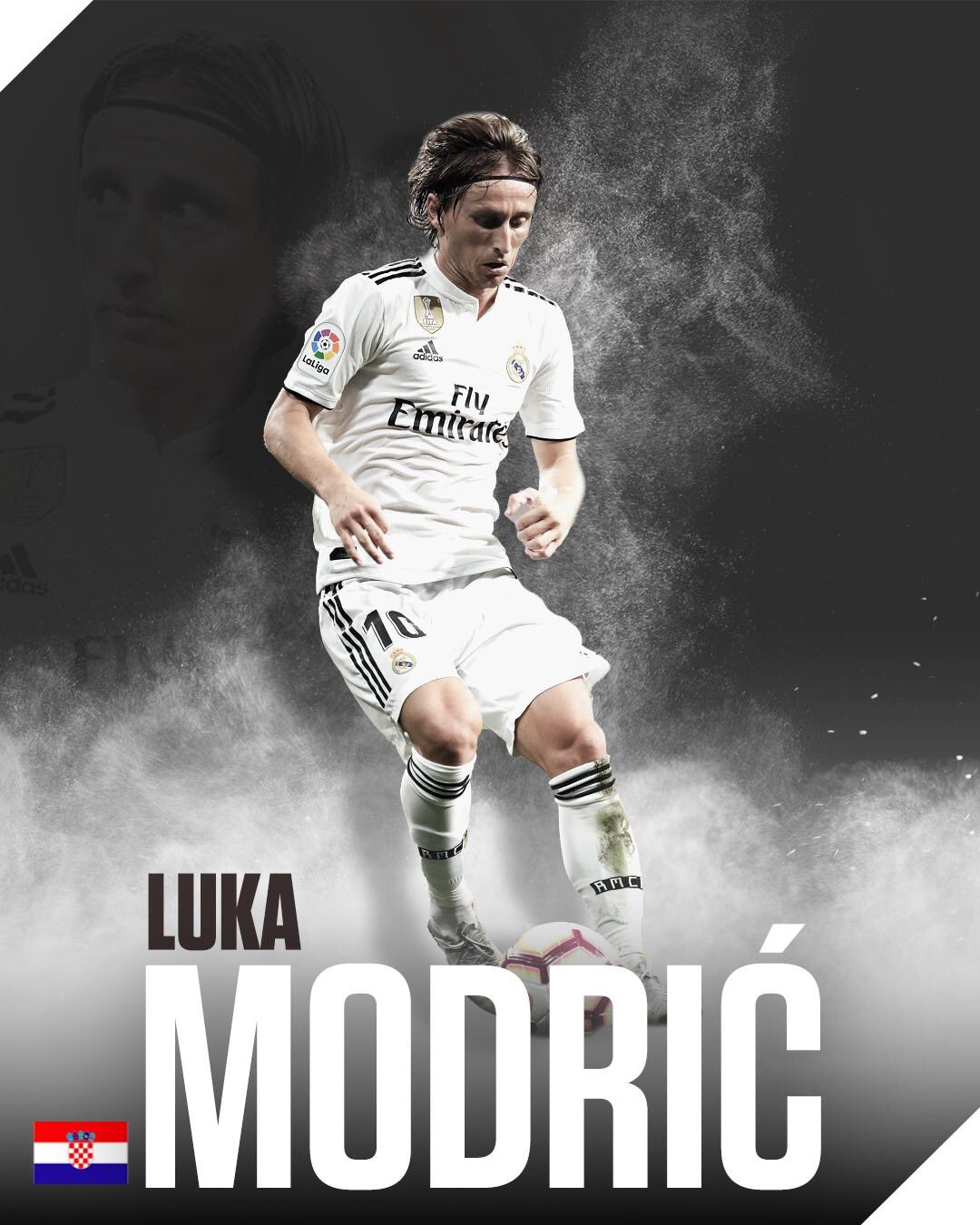 Happy Birthday to Real Madrid\s midfield maestro Luka Modri .   