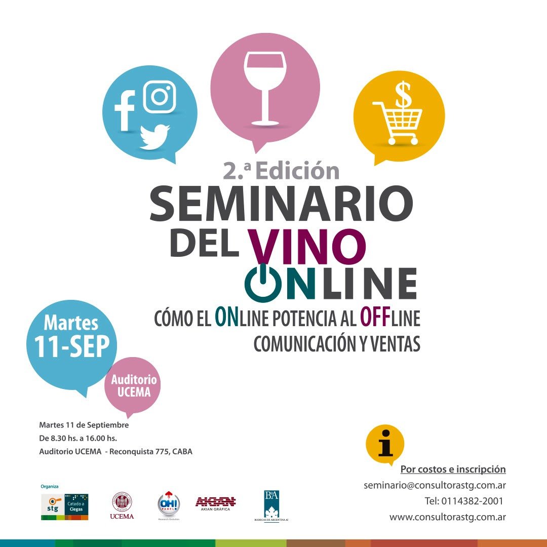 SEMINARIO DEL VINO ONLINE saboresquematan.net/seminario-del-…
<a href="/ConsultoraStg/">Consultora Stg</a> <a href="/consultora/">Gestar</a>.stg
#ConsultoraStg #SeminariodelVinoOnline #Vinos #Vinosargentinos #Winesofargentina #Vinoseinternet