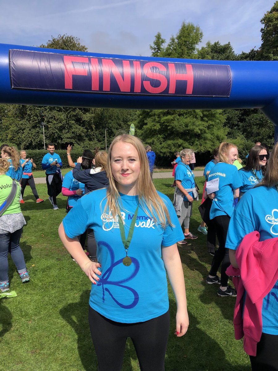 We did it!! 😄🥇✨ Thank you to everyone who donated towards our #MemoryWalk! There’s still time to donate to <a href="/alzheimerssoc/">Alzheimer's Society</a> through this link 👉 bit.ly/2oyGb5w 😊 #alzheimersawareness #Croxteth #Liverpool