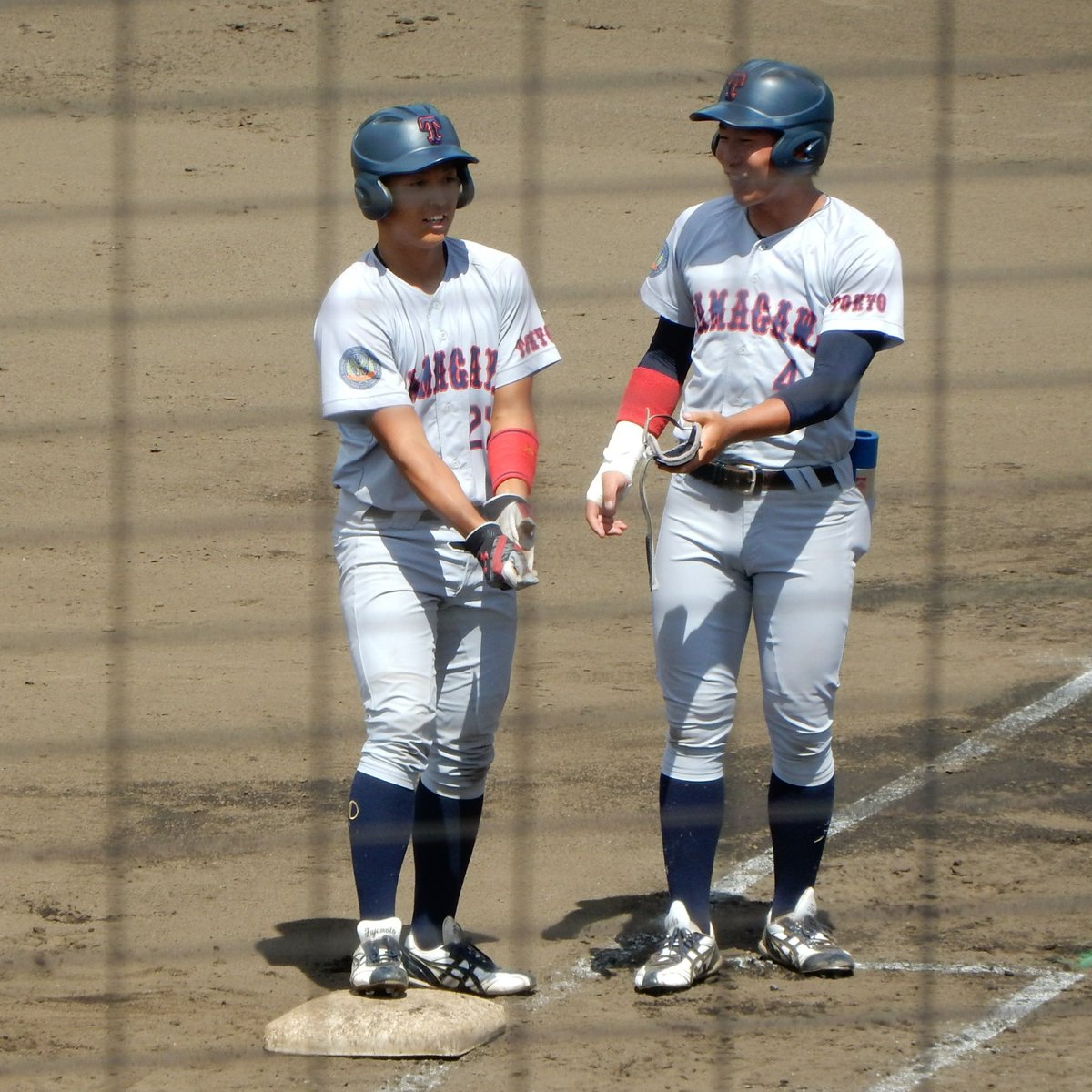 マイセン 首都大学野球2部 玉川大の藤本君 桐光学園 は代打でタイムリーを打って逆転勝ちに貢献 桐光われ等では背番号でキャプテンでした 首都大学野球 玉川大 東京経済大 桐光学園 桐光 桐光ob 桐光野球部