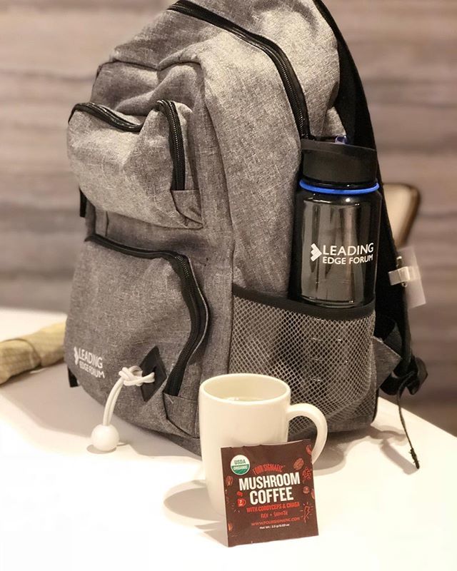 stroker's tweet photo. Starting the day off right..... if you are or for a weeks learning then you need to get your brain firing on all cylinders (better living through chemistry) @foursigmatic @fspaloalto #shroomtech @lefep #leftour https://t.co/dT9ojPZjvX https://t.co/YcFIhfNwpB