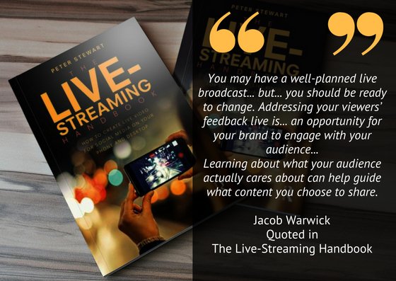 LiveStreamBook's tweet image. The true value of comments: they can help you better target your #livestream audience. @JacobWarwick in @adweek and quoted in @LiveStreamBook  #socialmedia #livestreaminghandbook #livestreaming