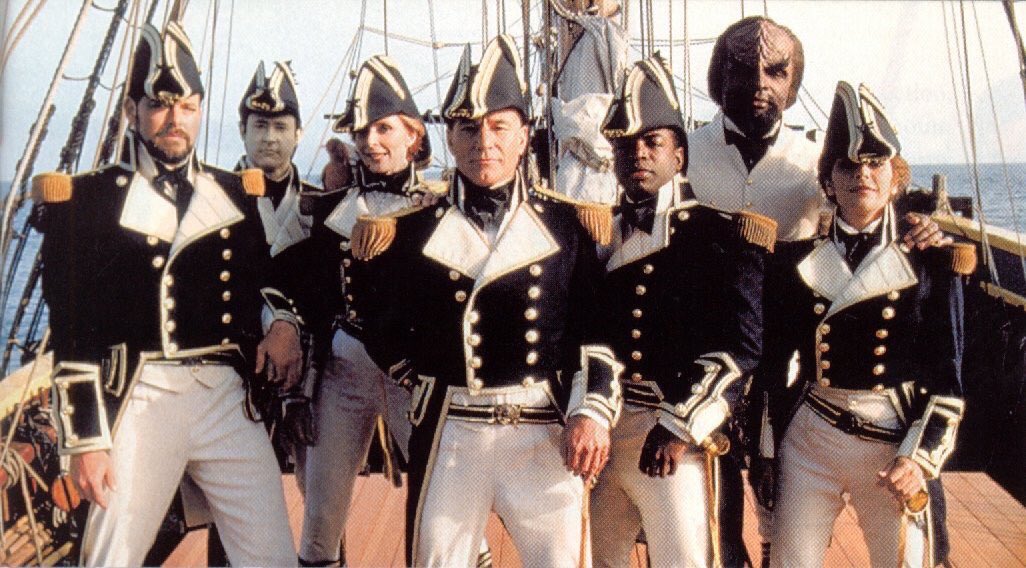 dlevitt79's tweet photo. Sequel to Master and Comannder announced: English captain Lucky Jack Aubrey takes on French Captain Jean Luc Picard https://t.co/HMz5dFfzPp