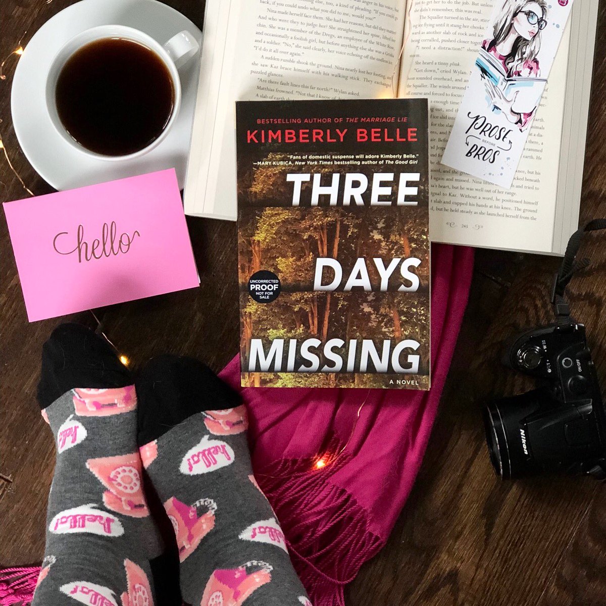 TdySimpleLife's tweet photo. Day 9 of #BookishLoveSept18 in collaboration with @cafe_manon - #SockSunday
๐ฑ
Hello?
No calls for the next few days while I read #ThreeDaysMissing by @KimberlySBelle
https://t.co/GUT5m4Kr4J https://t.co/disQQdzcvU