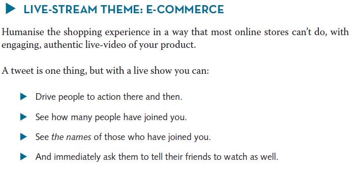 LiveStreamBook's tweet image. #BitFromTheBook Why #livestreaming is a perfect marketing platform for business. From @LiveStreamBook #marketing #socialmediamarketing #marketing #advertising