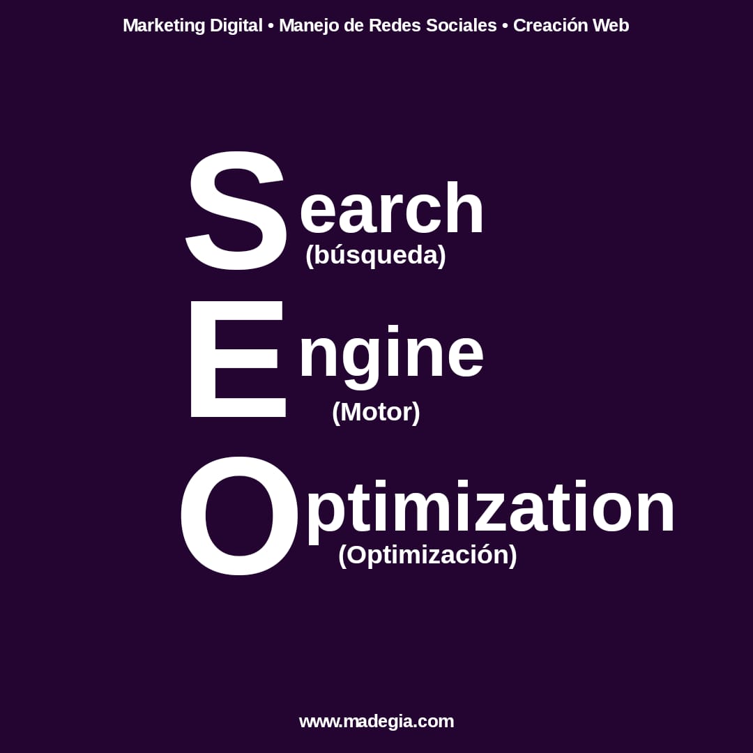 ComManagerMx's tweet image. ¿Sabes qué es SEO?

Muchos lo confunden con CEO y es algo totalmente diferente. 
SEO es la optimización bajo motores de búsqueda (o por sus siglas en inglés Search Engine Oprimization). Pero ¿Qué es esto? 

Descúbrelo en goo.gl/6zgdX4