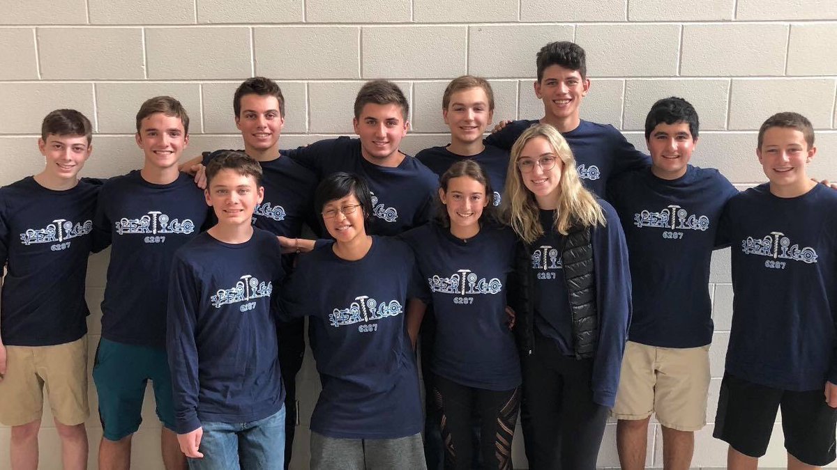 FTC6287's tweet photo. Congrats to our new team members: Kyle, Elliot, Georgia and Adam #ftc #firstrobotics #ilfirst #vertigo https://t.co/xN2scUG19E