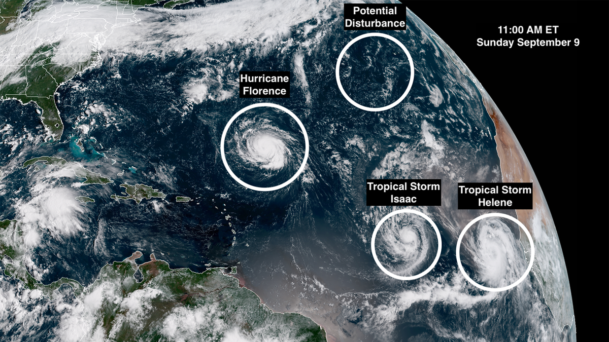 UPDATED: Florence is now hurricane; Isaac poised to follow bit.ly/2O4AwPJ https://t.co/mXOLXj7p48