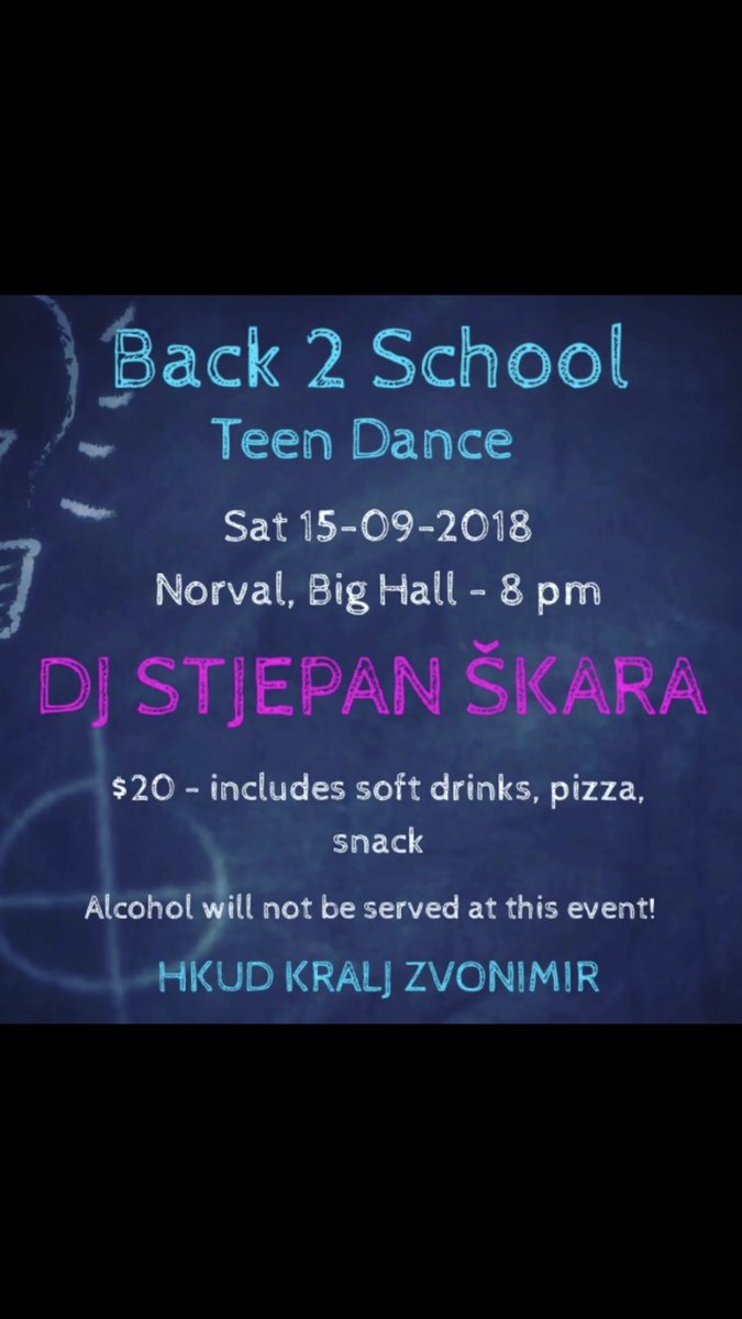 fec_mississauga's tweet photo. What’s a better way to kick off the school year and the start of a new kolo year!💁🏼‍♀️ Back 2 Skool dance hosted by our friends HKUD Kralj Zvonimir 🇭🇷 See you all there 😜 https://t.co/yxN5falGsp