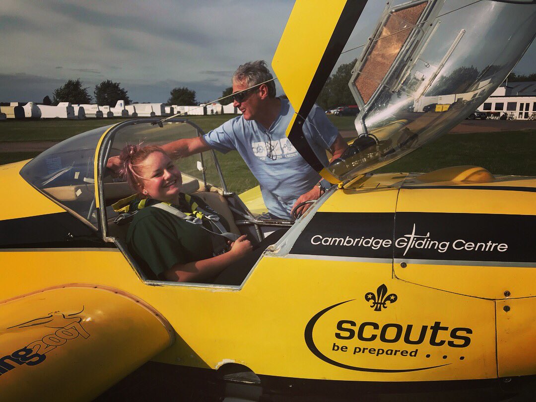 7thwalthamstow's tweet photo. We’ve all had a fantastic day at #cambridge #gliding #club with @hertsscouts 😊 Thank You to the amazing instructors who organised the day and gave our @scouts the experience of flying! 🛫 #iscout #flying #airscouts #memories #experience #scouts #skillsforlife https://t.co/91qcb2JW8W