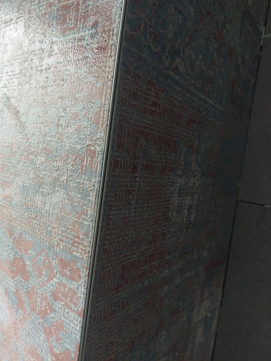 Just the grouting left on this shower room from <a href="/rocciatiles/">ROCCIA Showrooms</a> <a href="/rocciabathrooms/">Roccia</a> @Hansgrohe_UK  all mitred corners with @BoschPro_UK and @Rubi_UK_IRE <a href="/tilers_tools/">Tilers Tools</a> and last but not least @TilemasterTeam <a href="/tilemasteradhes/">Tilemaster Adhesives</a> for adhesives and grout.