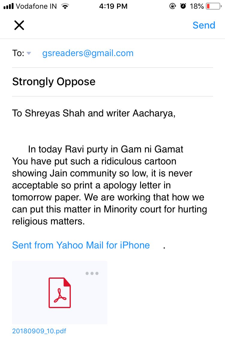 chiragkhutia's tweet image. Its High Time Gujarat Samachar prints apology
#boycottgujaratsamachar #amamshreyansshah #bahubalishah