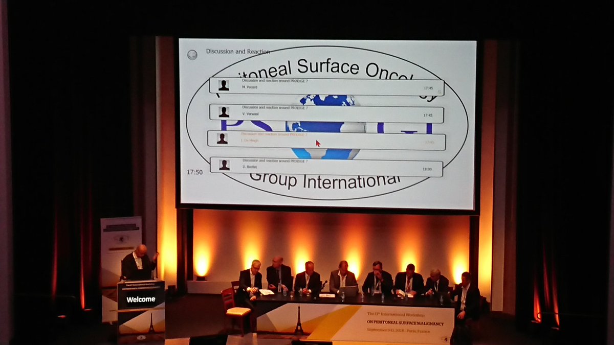 AssocAmarape's tweet photo. #PSOGI2018
Dernier débat de la journée sur l'étude #PRODIGE7 présente par M #Pocard avec un panel d'expert D #BARTLETT I. De #HINGH O #GLEHEN B #Moran P #PISO F #QUENET #V #Verwaal https://t.co/S75XpqKsxx