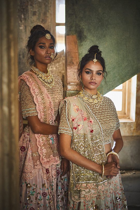 BrownPeopleDo's tweet photo. Monica &amp; Karishma: “JADE”
Models: Nidhi Sunil &amp; Namrata Tripathi https://t.co/dIARNykfdI