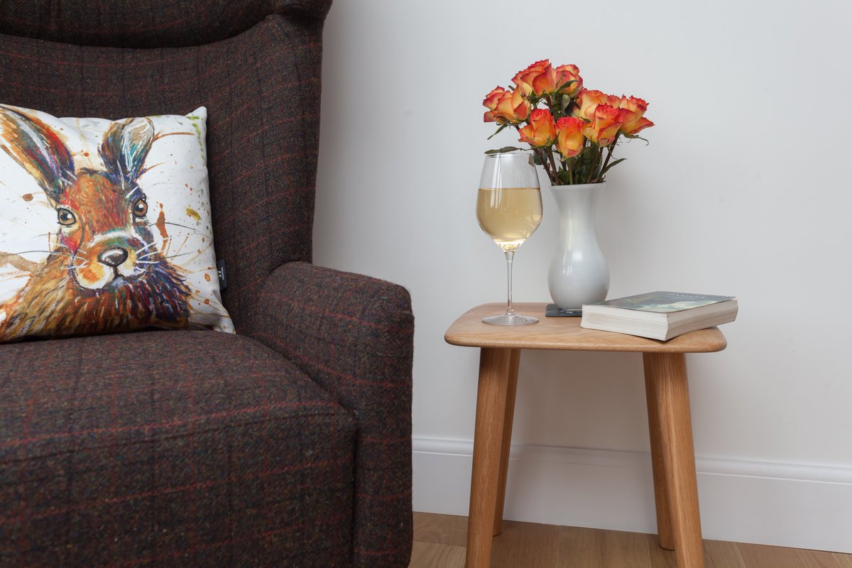 One of our cosy reading corners. For when the kids are getting just that bit too much! 😅 #visitcairngorms #visitscotland #visitaviemore #strathspeylodge #selfcatering #sawdays #luxuryscotland #dogfriendly #familyfriendly <a href="/VisitScotland/">VisitScotland</a> <a href="/TheGoodDogGuide/">The Good Dog Guide</a>