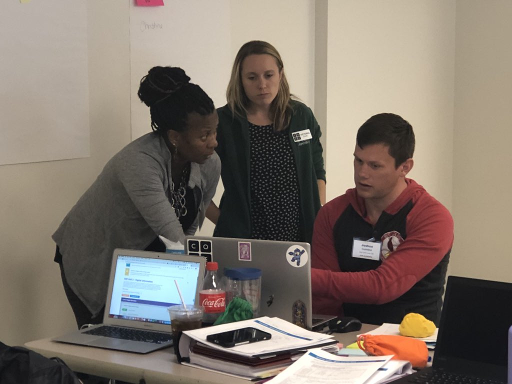 JMGilligan's tweet photo. A HUGE thank you to the awesome cohort participants and facilitators of the @wustlisp https://t.co/feYtn7fpqq Professional Learning Program. Crazy rainstorms couldn’t keep us away from out Quarter 1 workshop. @TeachCode https://t.co/dw01uxjMuw