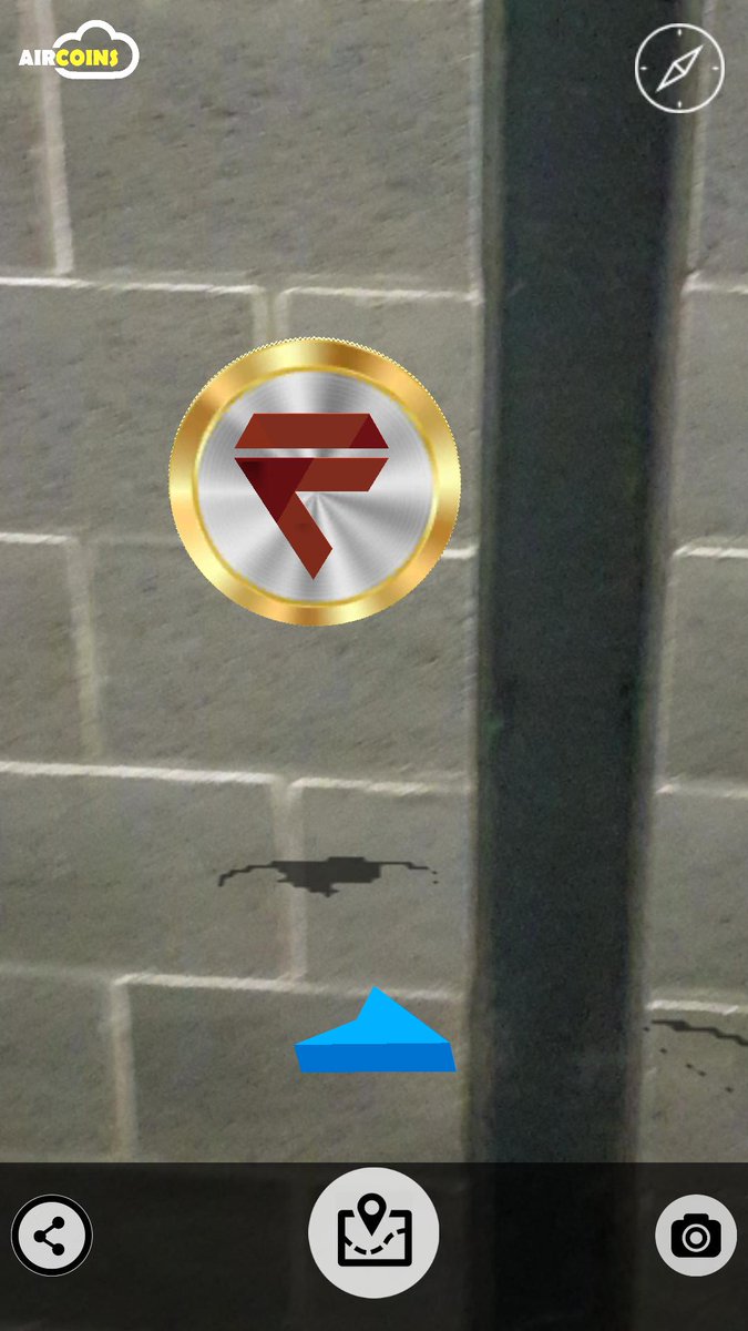 Found my first <a href="/FanFare_Global/">FanFare</a> today on the @AirCoins_Crypto app.