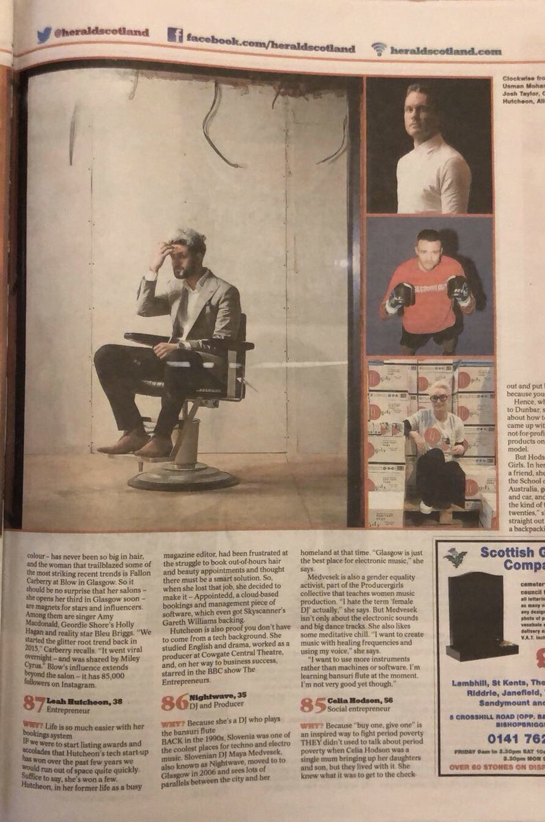 guyandbeard's tweet photo. Our co-founder @manimaziz featured in today’s @heraldscotland #coollist https://t.co/BlJVDPKEpl