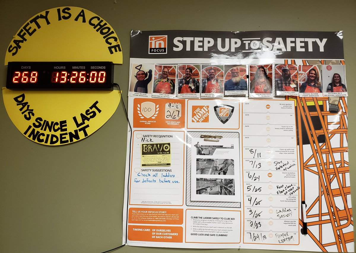 4 days till 270 days safe. Store manager Josh will wear his teletubbies costume to fulfill his safety promise #safetyfocus @DougRob08864399 #PNW4thewin