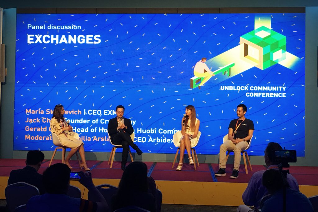KhunJoe5's tweet photo. ‘Only 10% uses 2FA on their accounts, & many use the same password as their hotmail/gmail acct. This is not the way to protect your assets,’ said Maria Stankevich, @Exmo_Com. Also present were Gerald @huobi and Jack @Cryptologyexch #unblockcommunity #CryptocurrencyNews https://t.co/UHNT7pj1WR