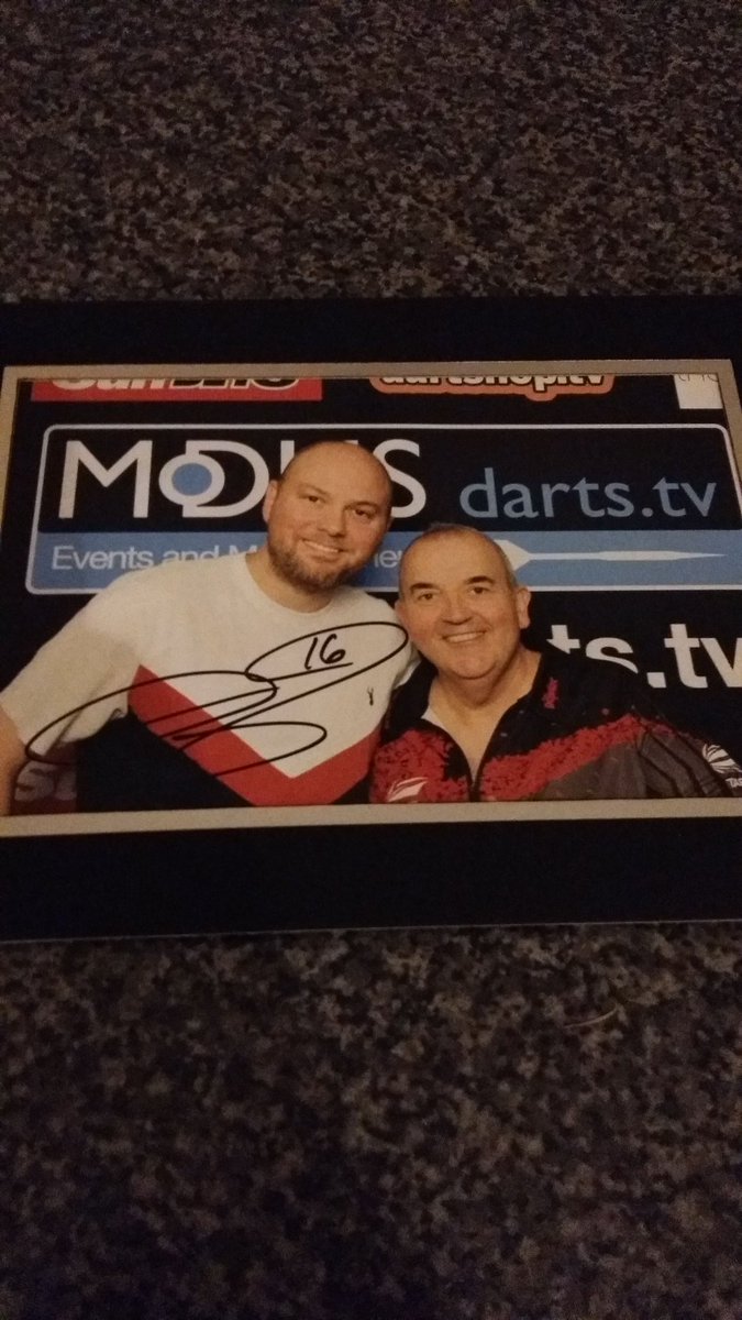 MattShort3's tweet photo. Thanks guys for a great night last night in Skeggy with @ColinJawsLloyd @Wayne501Mardle and @BobbyGeorge180 not forgetting the legend @PhilTaylor #16 https://t.co/QtapWi6S8b