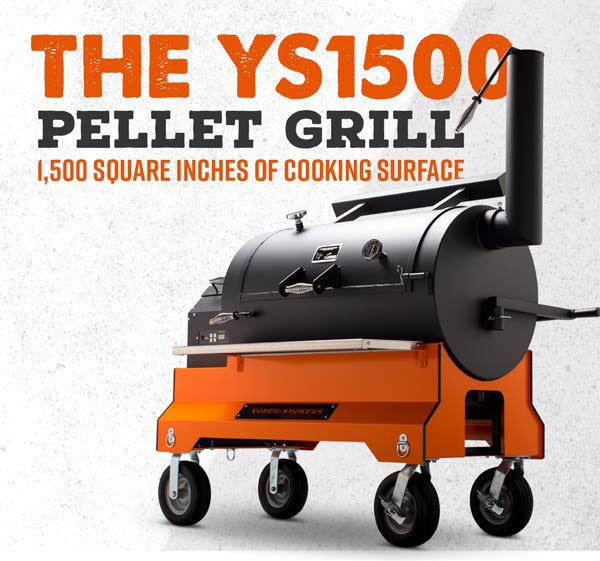 The Yoder Smokers YS1500 Pellet Grill has redefined versatile.Outstanding temperature control from side to side: grill off a bunch of steaks, fill it full of butts &amp; briskets or cook an entire competition on it. bit.ly/2MvlTrt
#yodersmokers #ys1500