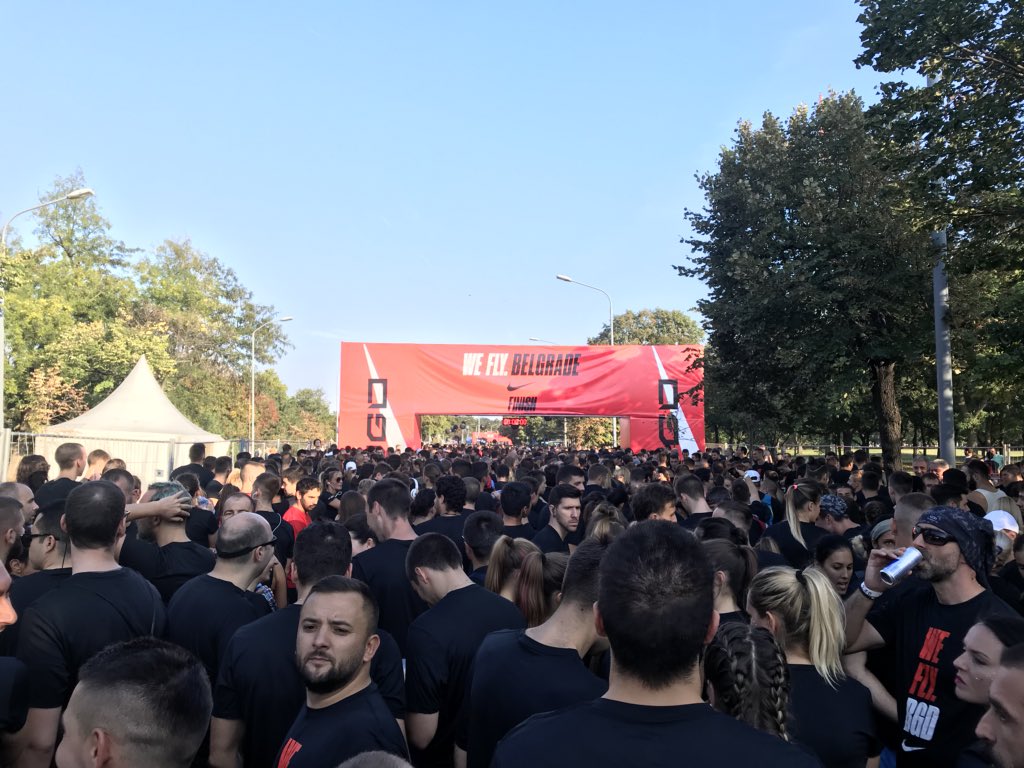 NikolaRokvic's tweet photo. Divan je osećaj trčati ulicama voljenog grada! Moj Beograd!
#weflybgd #nike #redcommunication https://t.co/WIdAWy82jO