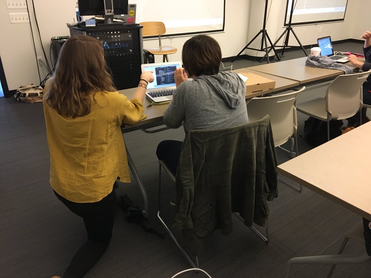 ScooterPhoenix's tweet photo. Day 2 of #GDIPHILLY Intro to HTML/CSS in full swing! @_lisli and the TAβs are hard at work. https://t.co/wv3igjqqDZ