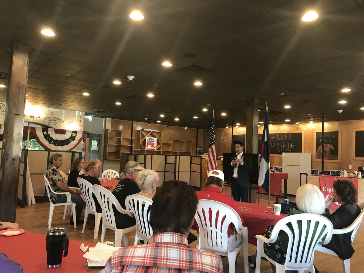 NickiMills26's tweet photo. We had a great turnout to see @PeterYuCO at #EagleGOP headquarters. I am glad to call Peter a dear friend. Peter will be next representative to #USCongress for #COCD2. https://t.co/oKS6hDdLjr