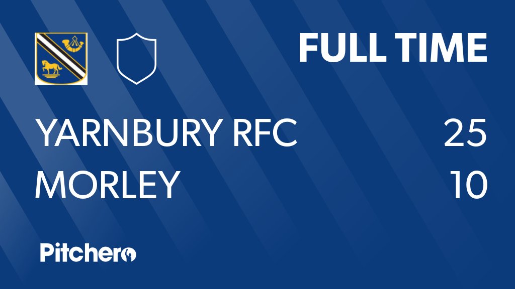 YarnburyRFC's tweet photo. FULL TIME: Yarnbury RFC 25 - 10 Morley
#YARMOR #Pitchero
https://t.co/XoRtxPoAt3 https://t.co/3Ptf8CXe2t