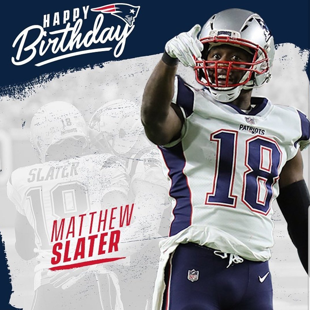 Happy Birthday Matthew Slater  