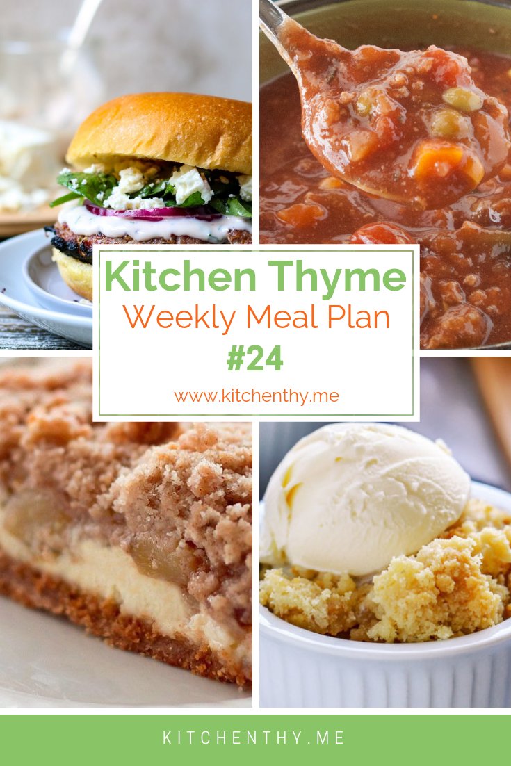 Check out Kitchen Thyme Weekly Meal Plan #24! The recipes are from the Food Bloggers who have submitted their recipes to Kitchen Thyme in the past week. 
Meal Plan -> kitchenthy.me/kitchen-thyme-…