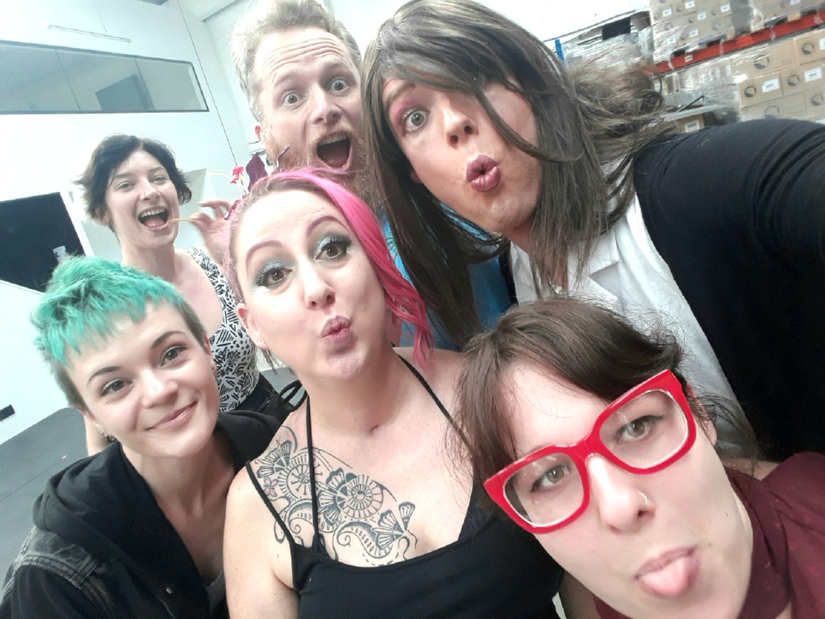 LamourLeMonde's tweet photo. Sunday and a few of us #UnitedShapesOfDrag met to rehearse - in fact we were all rehearsing today in different locations . Some of us here.. but who are we? #NotinDrag #BehindtheScenes #USOD sneaky peak. To see us in our full DRAG come to @thervt 12th Sept!! Debut show #Boom 🤗 https://t.co/xnzLk87fgw
