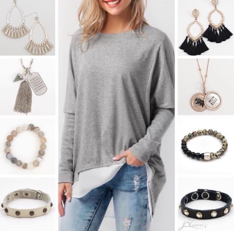 jBloomDesigns's tweet image. Which color combo do you like best...grey or black? Comment below! #jbloom #soversatile #jbloomdesigns #fallfashion #fashion #style #trending #jewelry
